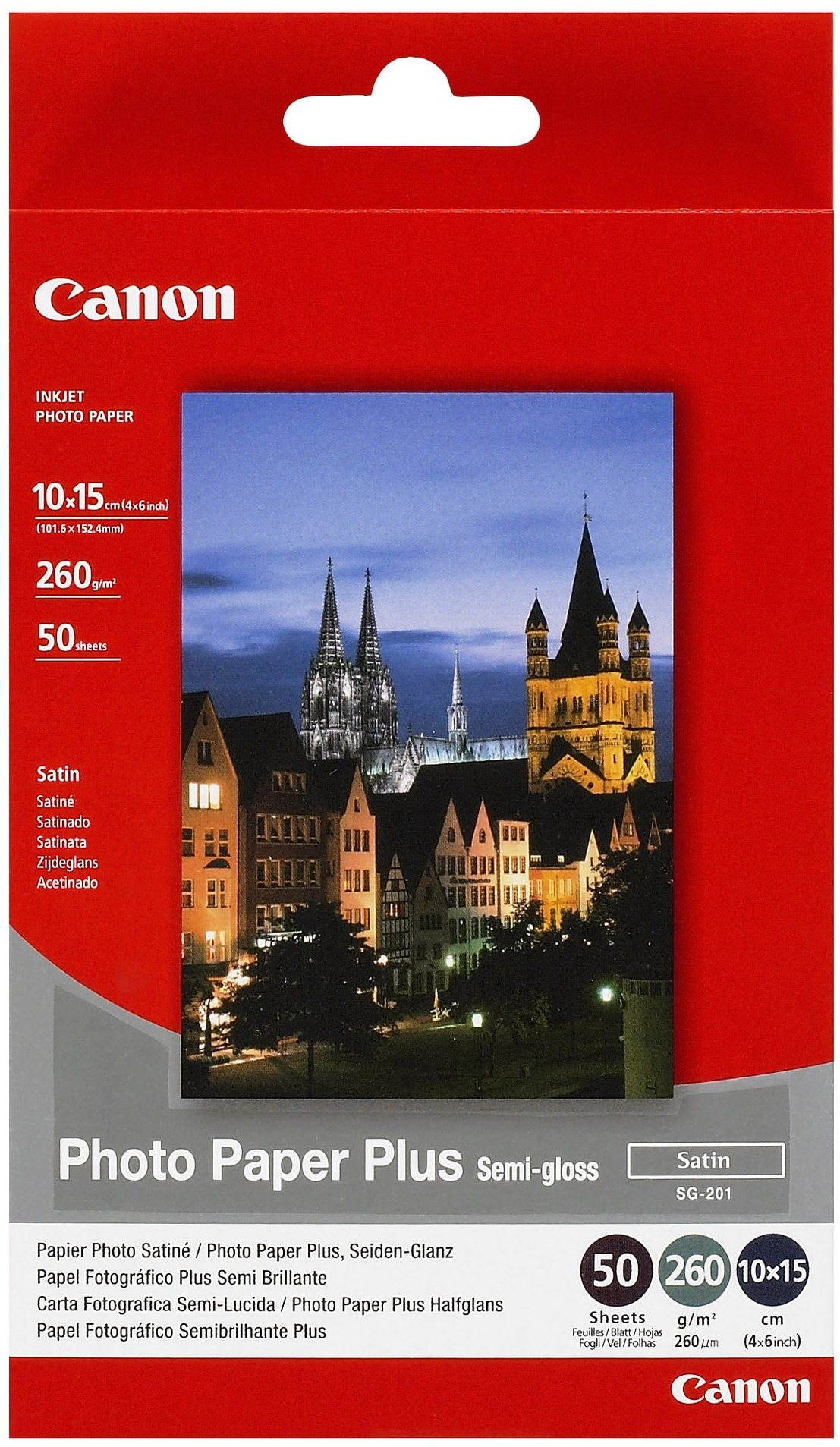 Fotopapír Canon SG-201S 10x15 cm