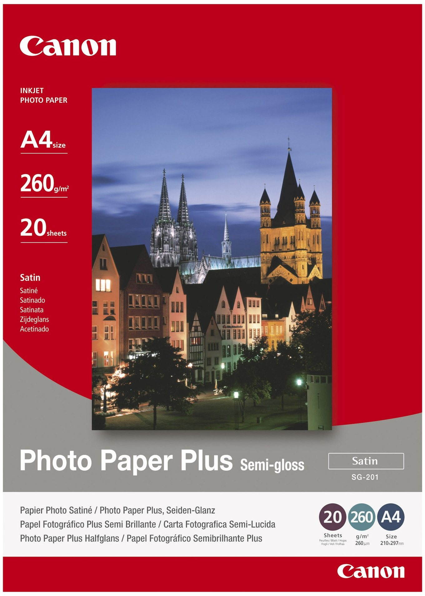 Canon SG-201 A4 20ks - vysoce kvalitní fotopapír