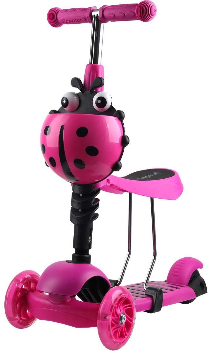 ENERO 2v1 BERUŠKA se svítícími LED koly, růžová
