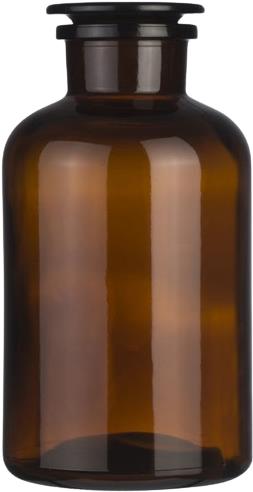 Sklárny Moravia Skleněná dóza na potraviny, hnědá, 2000 ml