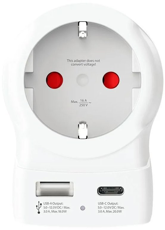 SKROSS cestovní adaptér s USB A+C 20W do Velké Británie, typ G