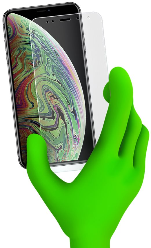 Instalace ochranné folie nebo skla (mobilní telefon)