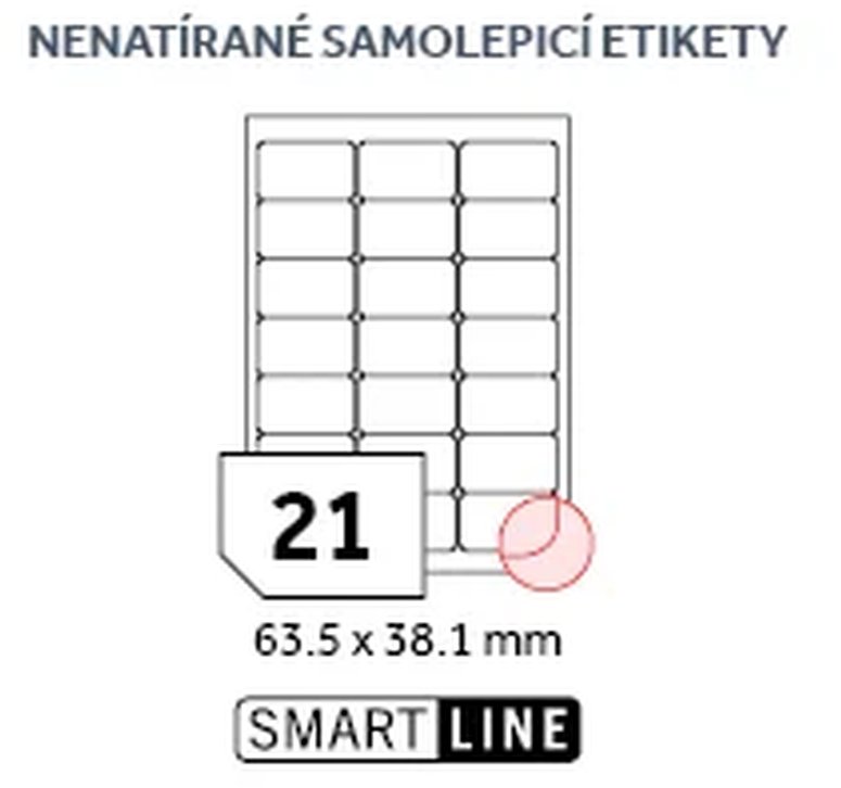 Profesionální tiskárna SmartLine EL/MF-21L63.5X38.1