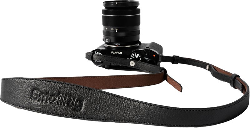 SmallRig 5208 Universal Leather Camera Shoulder Strap Black