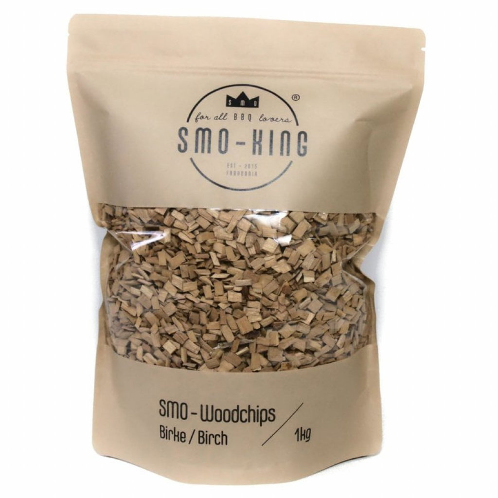 SMO-KING Dřevěná štěpka Bříza 1 kg