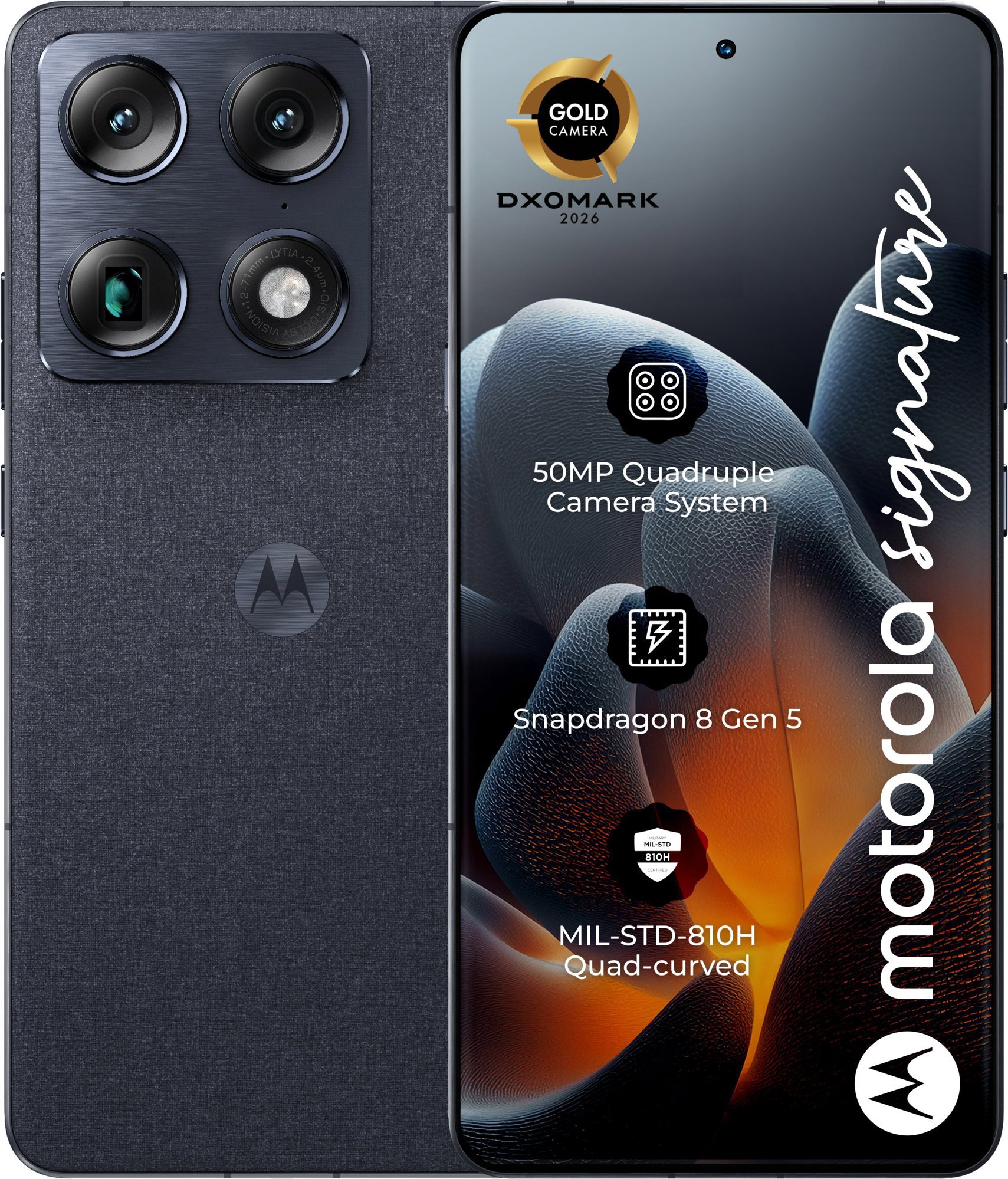 Motorola Signature 16GB/512GB Pantone Carbon