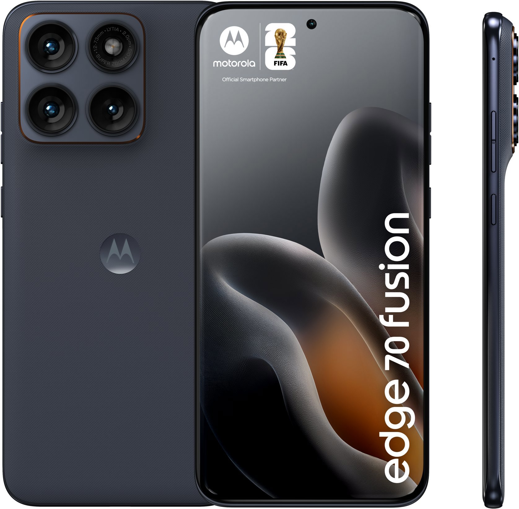 Motorola EDGE 70 Fusion 12GB/256GB Pantone Silhouette (Black)