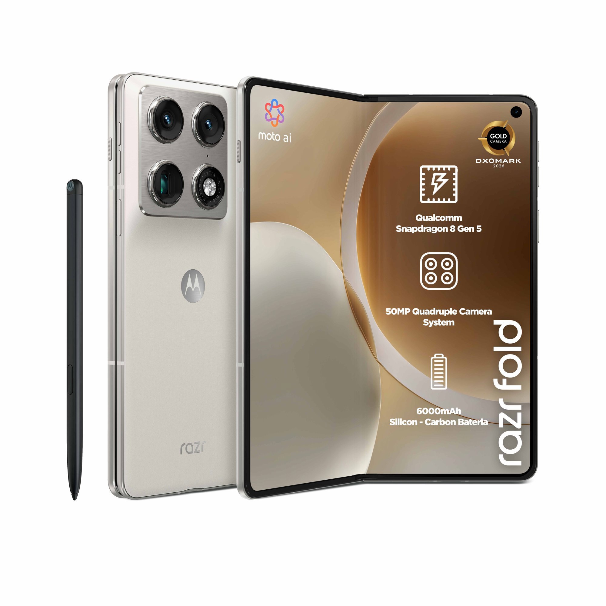 Motorola Razr Fold 16GB/512GB Pantone Lily White