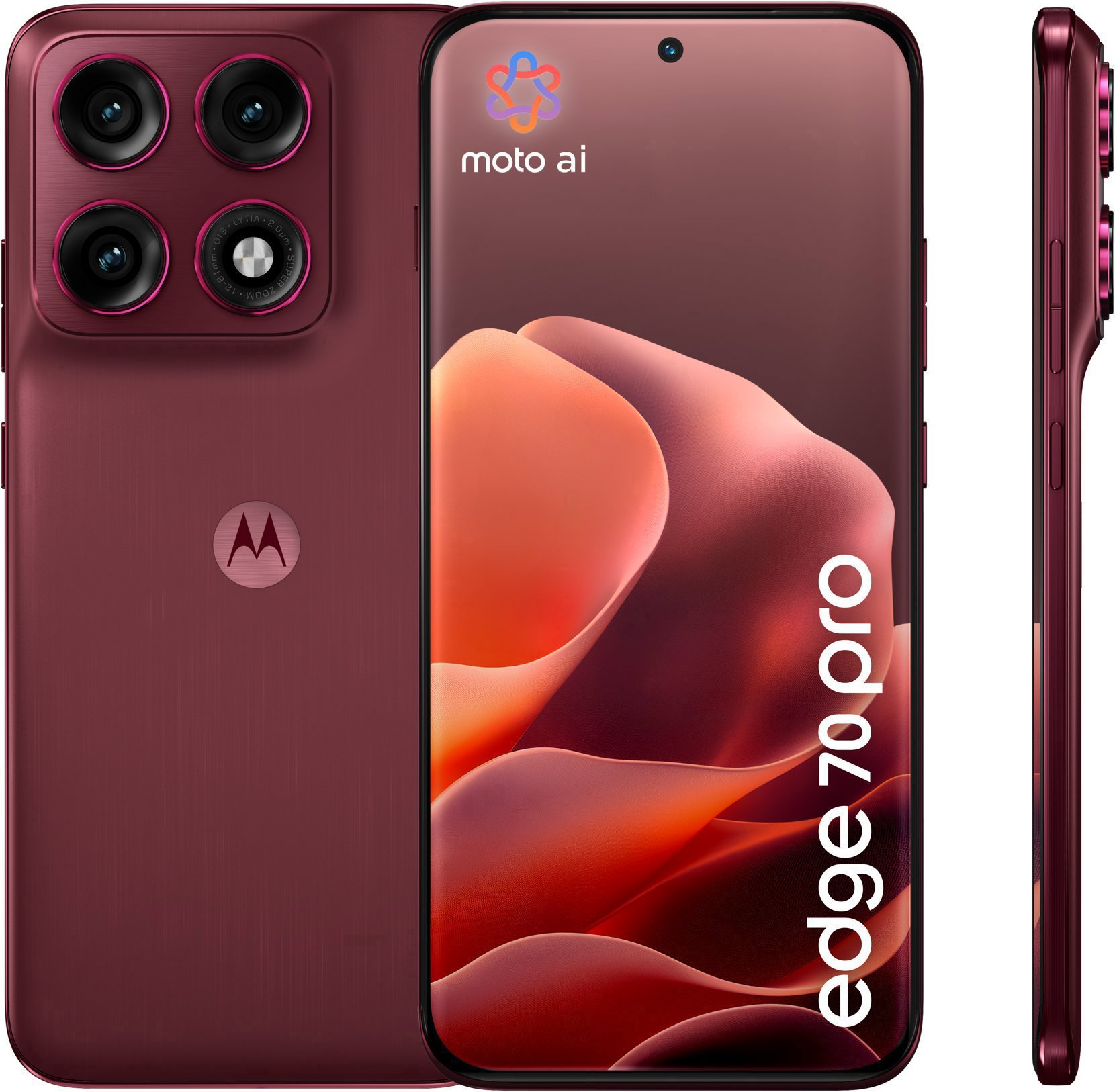 Motorola Edge 70 Pro 8GB/256GB Pantone Zinfandel (Red) - sleva 20% v MOTOROLA