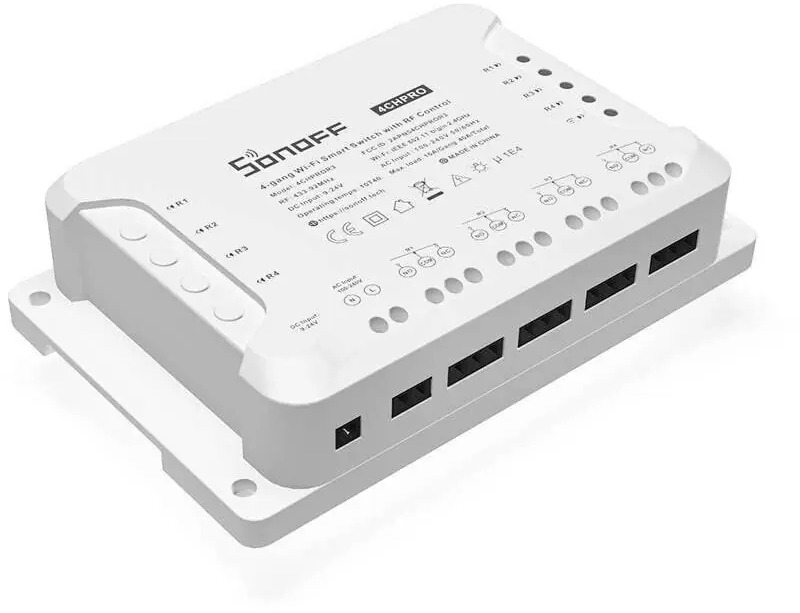 SONOFF 4CHPROR3 4-Gang Wi-Fi Smart Switch (RF Control)