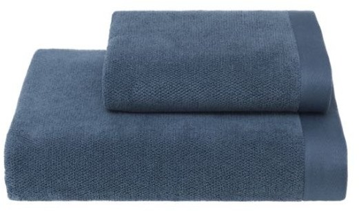 Soft Cotton - Sada ručník a osuška Lord, 2 ks, modrá