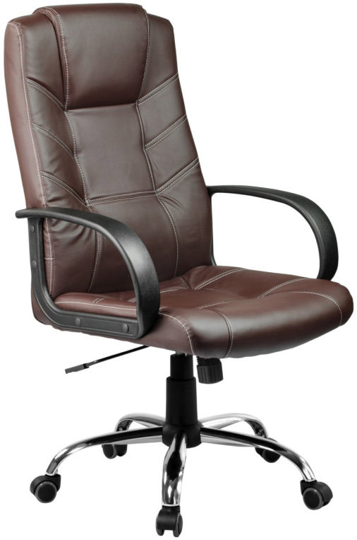 Sofotel EG-221 Kancelářské křeslo, eko kůže, hnědé