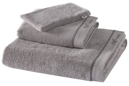 Soft Cotton Aura Sada ručník, osuška a mycí žínka, 3 ks, šedá