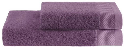 Soft Cotton Bamboo Sada ručník a osuška 2 ks, fialová