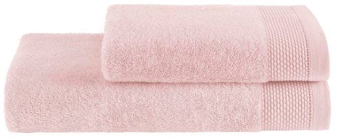 Soft Cotton Bamboo Sada ručník a osuška 2 ks, růžová