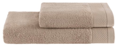 Soft Cotton Bamboo Sada ručník a osuška 2 ks, béžová