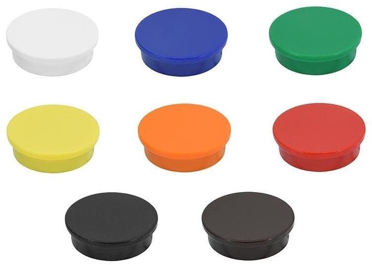 SOLLAU Kancelářské feritové magnety kruhové, 25 mm, 16 ks