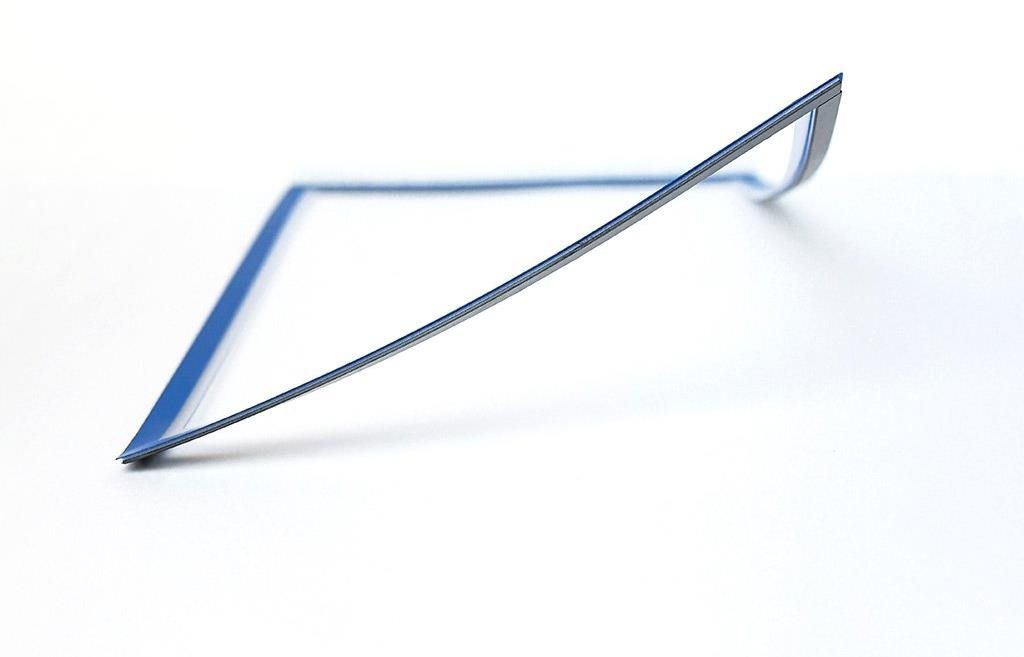 SOLLAU Magnetická kapsa A4 s výřezem - modrá