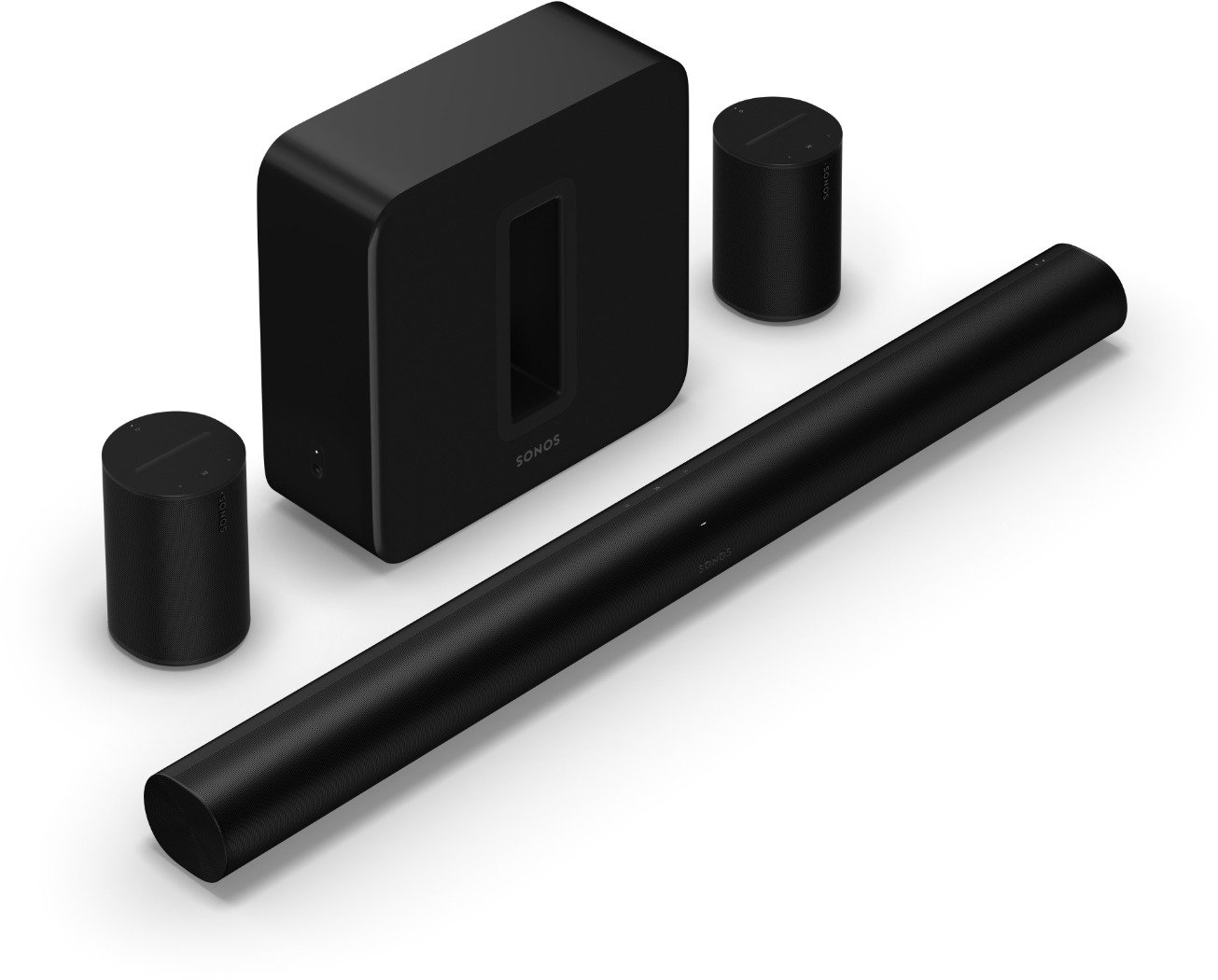 Sonos Arc Ultra černý + Sonos Sub 4 + 2x Sonos Era 100