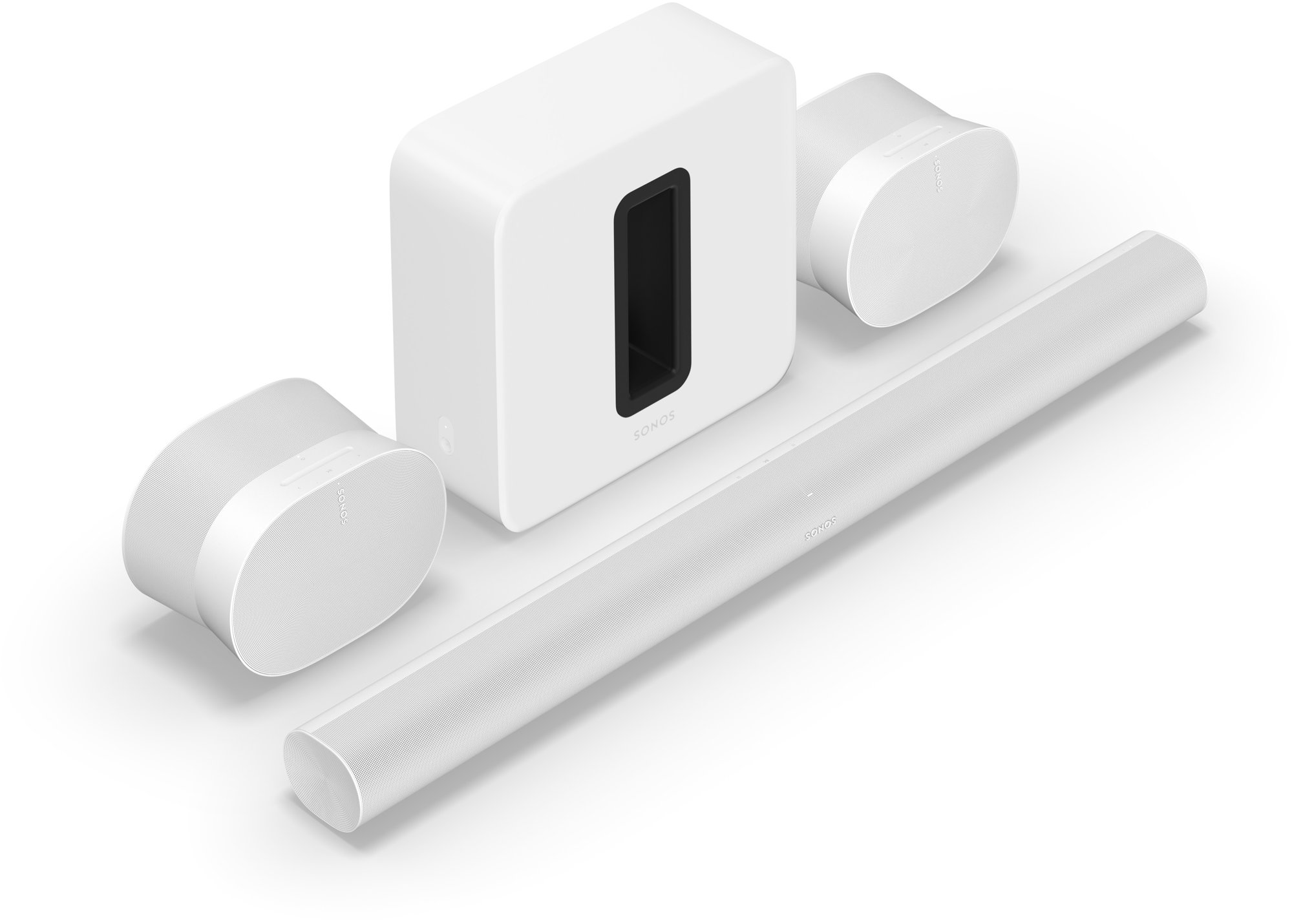Sonos Arc Ultra bílý + Sonos Sub 4 + 2x Sonos Era 300