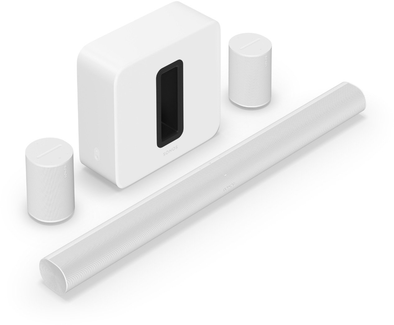 Sonos Arc Ultra bílý + Sonos Sub 4 + 2x Sonos Era 100