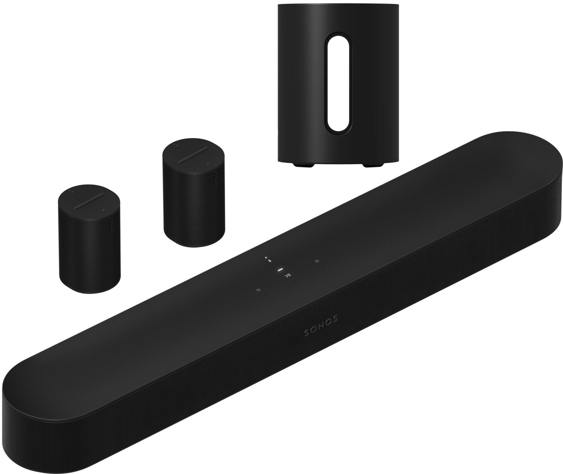 Sonos BEAM černý + Sonos Sub Mini + 2x Sonos Era 100
