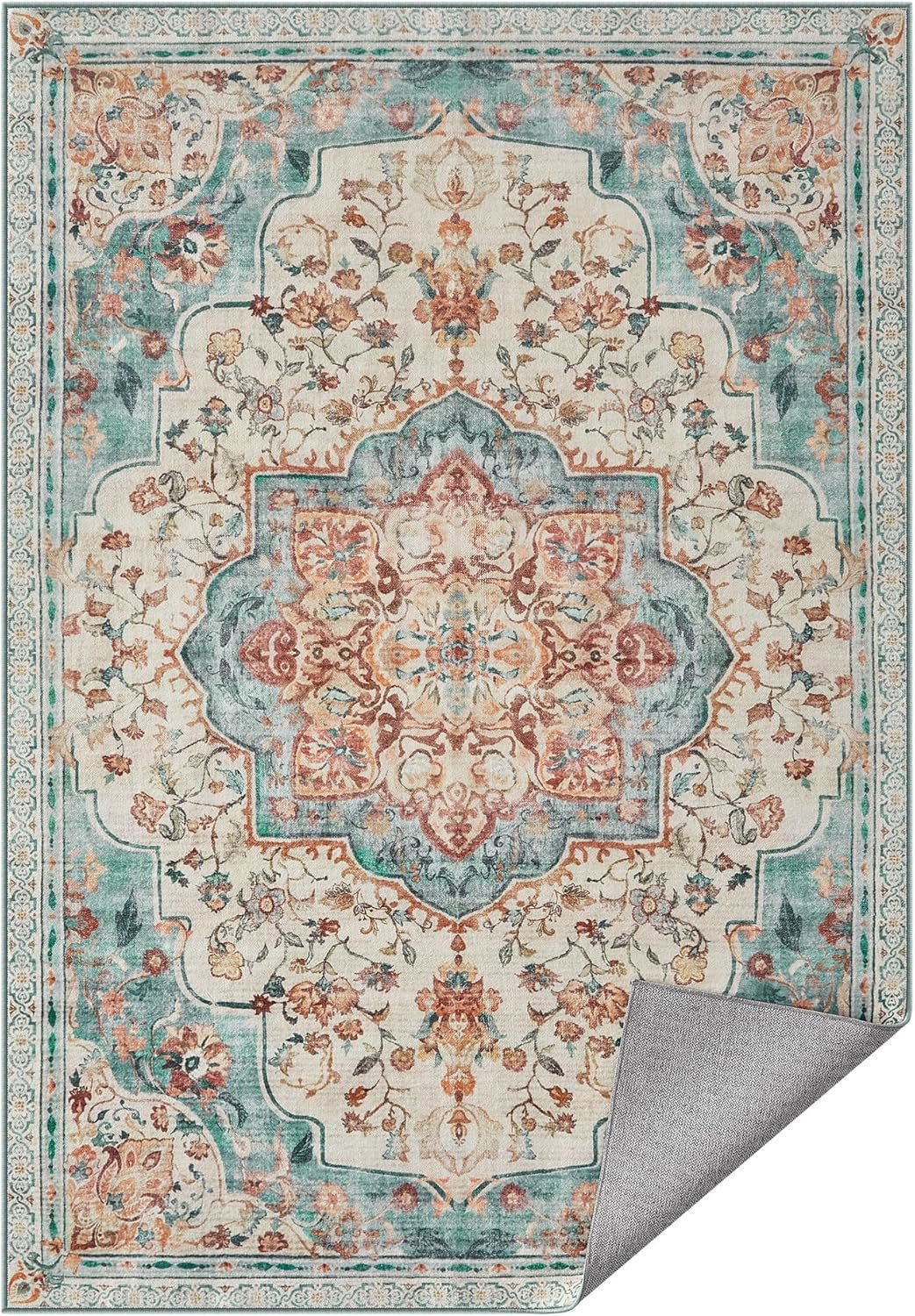 Songmics Kusový koberec Falcon 120 × 170 cm modrý