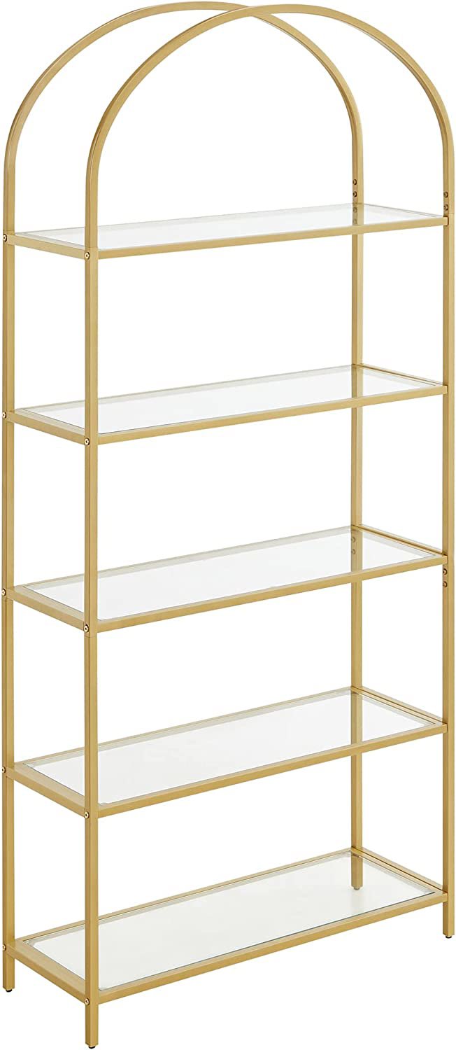 Regál Songmics Montrie 183,5 cm zlatý