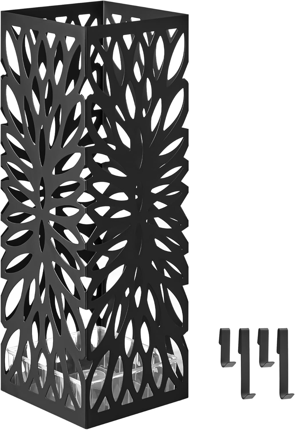 Songmics Stojan na deštníky Svea II 41 cm černý