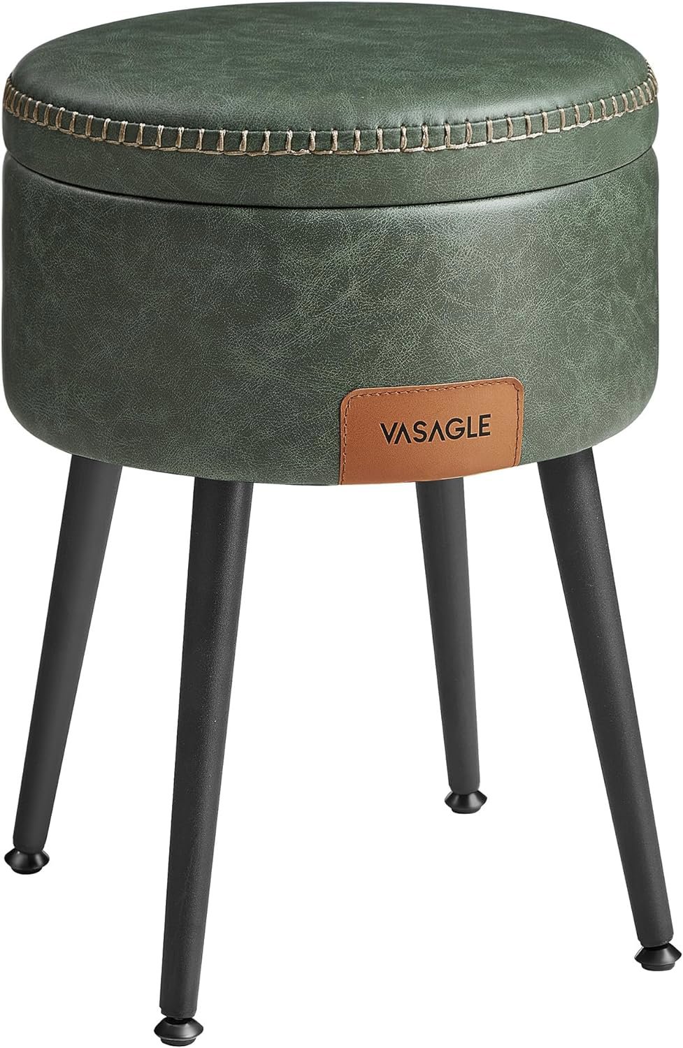 Songmics Vasagle Edgar Taburet s úložným prostorem zelený