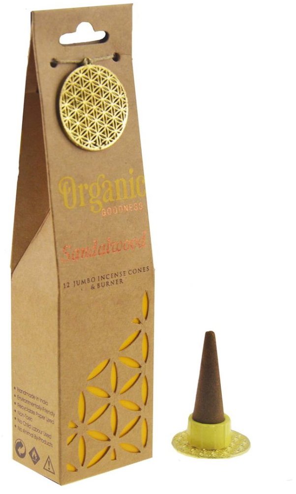 Song of India Organic Goodness Vonné františky, Sandal Wood 12 ks