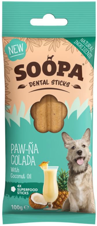 Soopa Dentální tyčinky Paw-Na Colada 100 g