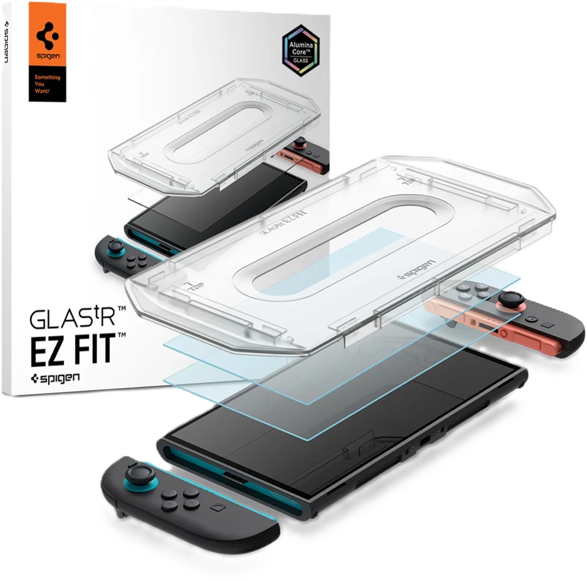 Spigen Glass tR EZ Fit 2 Pack Nintendo Switch 2