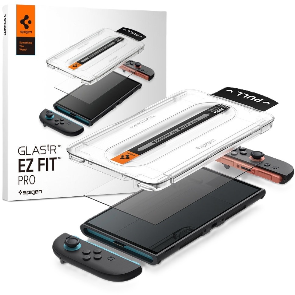 Spigen Glass tR EZ Fit Pro 2 Pack Nintendo Switch 2