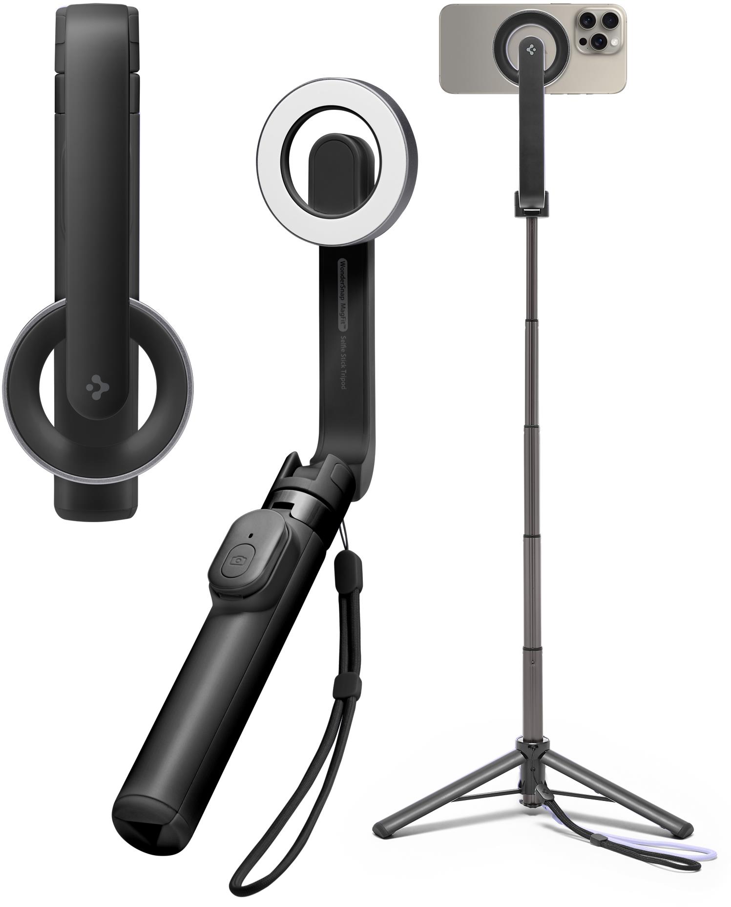 Spigen MagSafe Tripod Selfie Stick Black