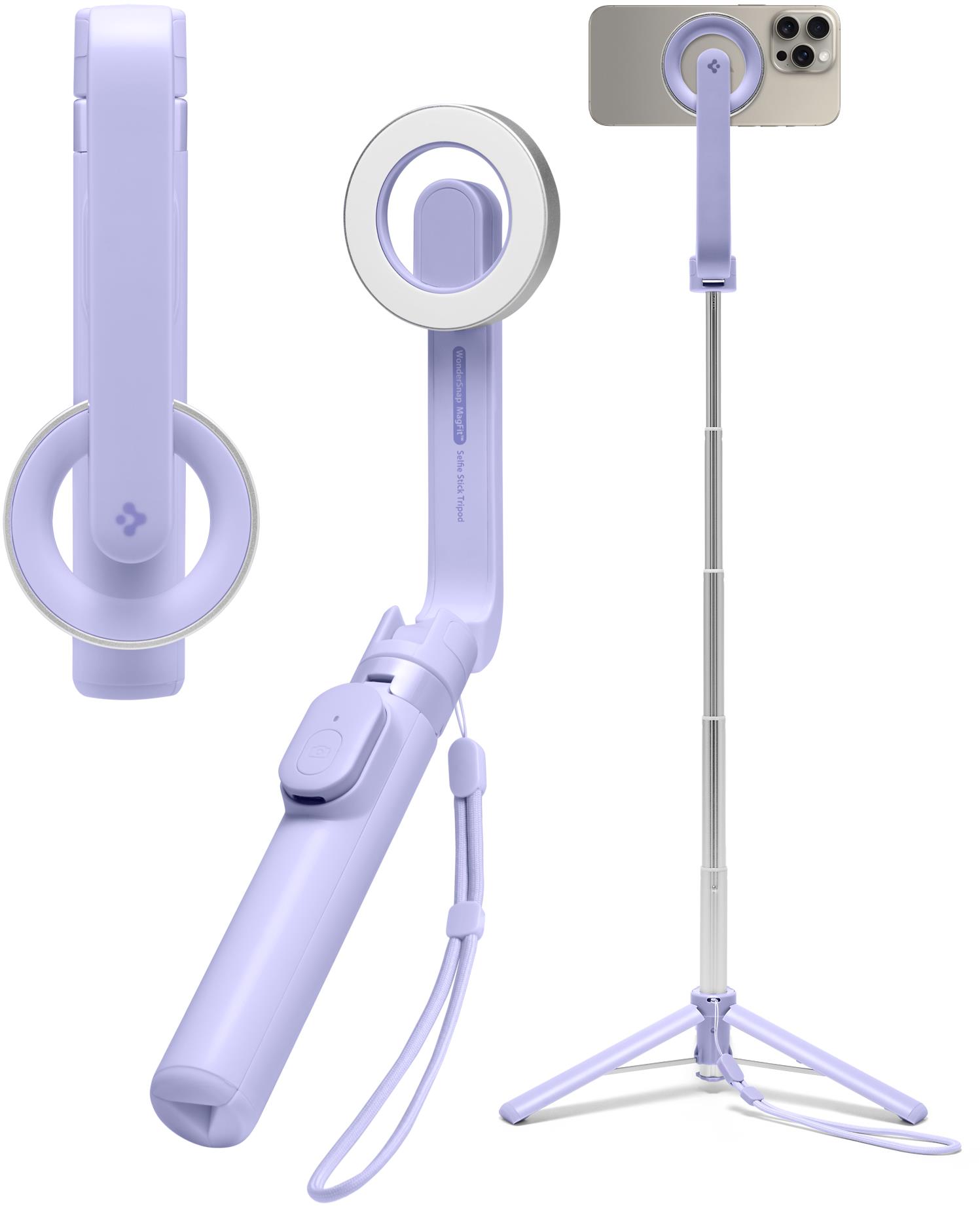 Spigen MagSafe Tripod Selfie Stick Lavender