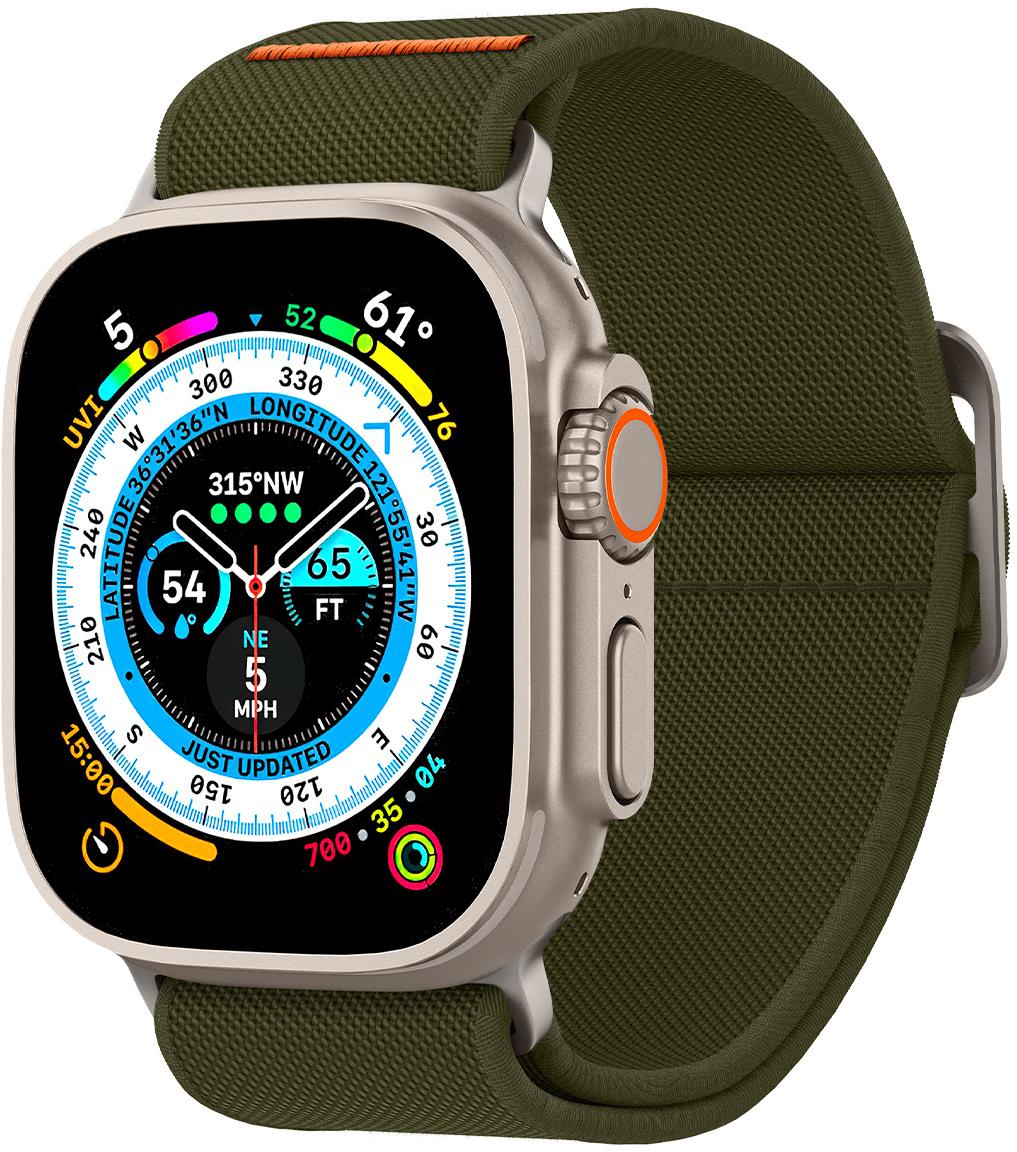 Spigen Lite Fit Ultra Khaki Apple Watch 49mm/45mm/44mm/42mm