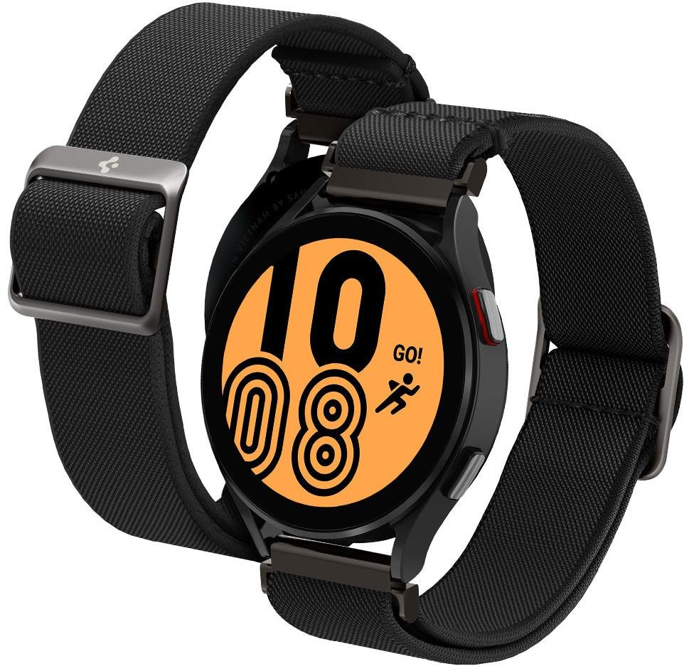 Spigen Lite Fit Watch Band Black Galaxy Watch 20mm (Galaxy Watch 5/5 Pro/4/4 Classic/3(41mm)/Act2
