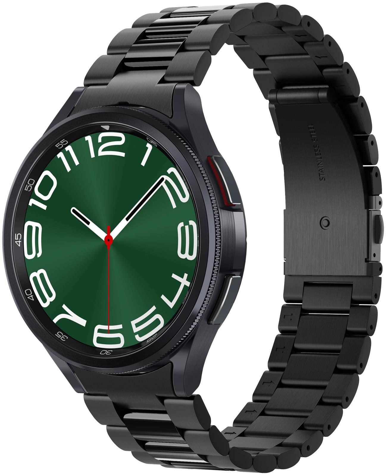 Spigen Modern Fit 316L Band Black Samsung Galaxy Watch6 Classic 47mm