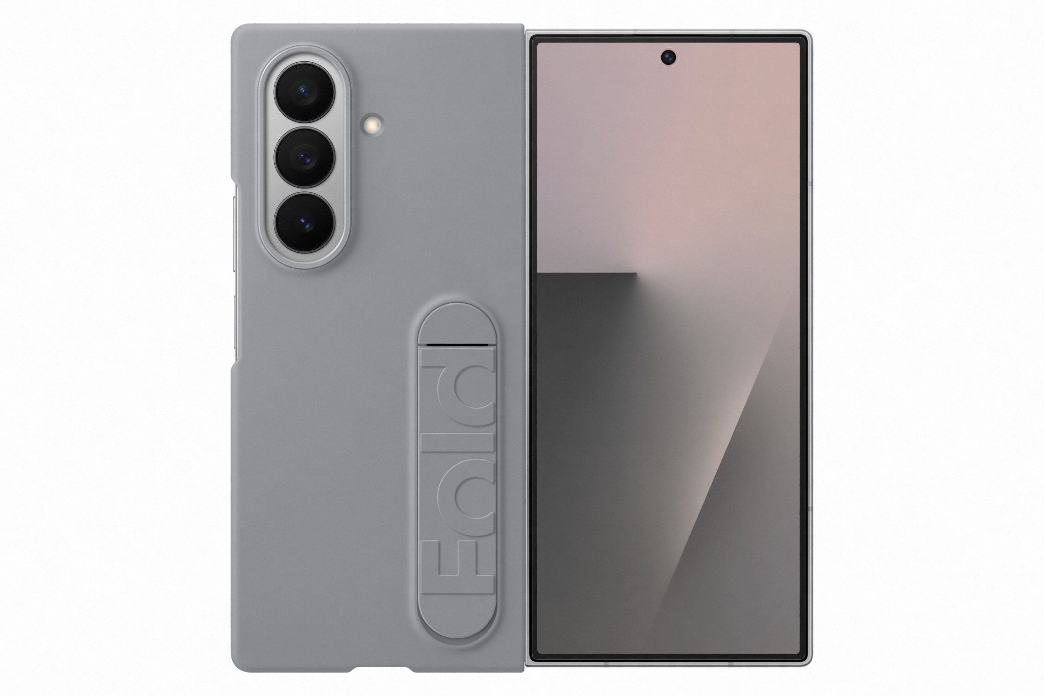 Samsung Galaxy Z Fold7 Silikonový zadní kryt Gray