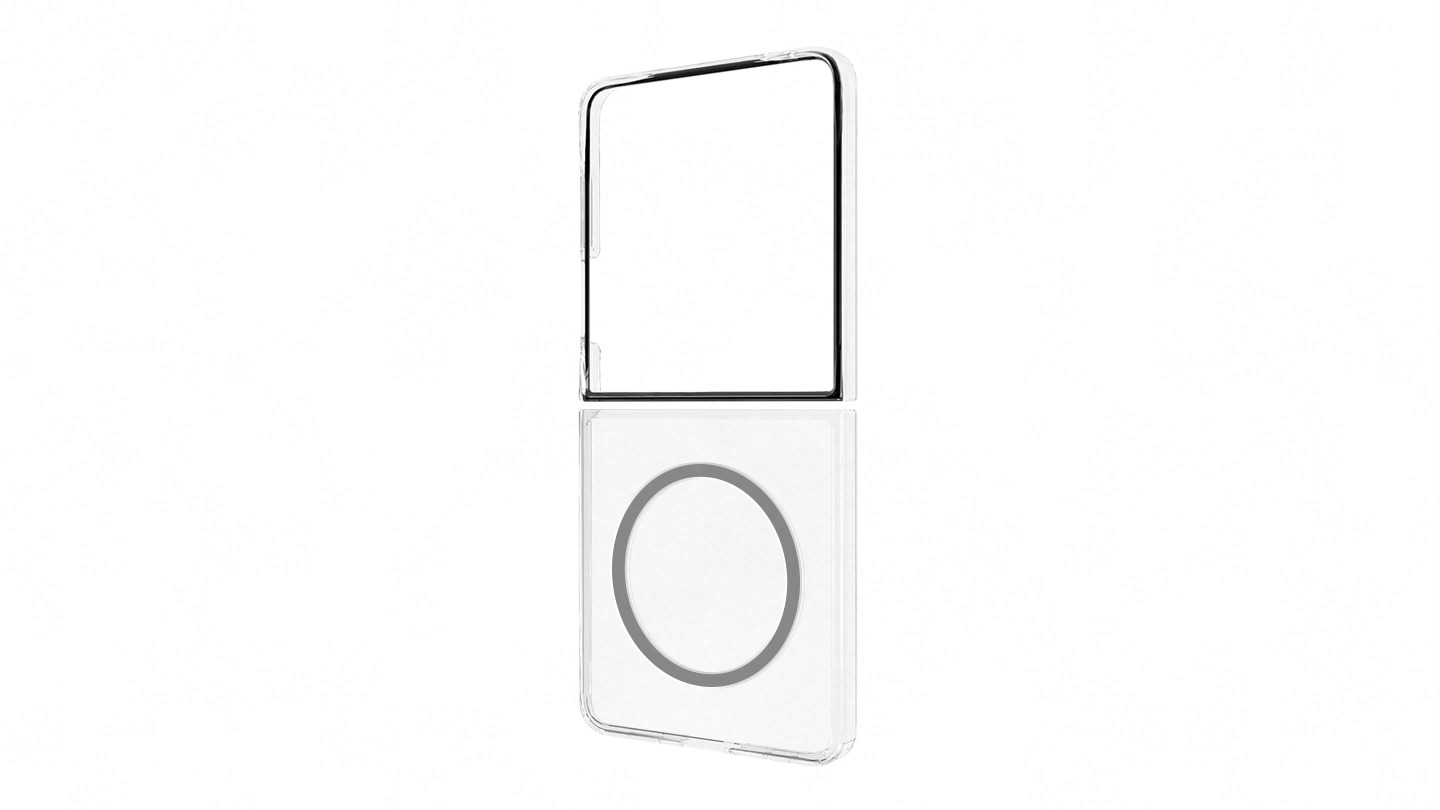 Samsung Galaxy Z Flip7 Průhledný kryt s magnetickým úchytem Transparent