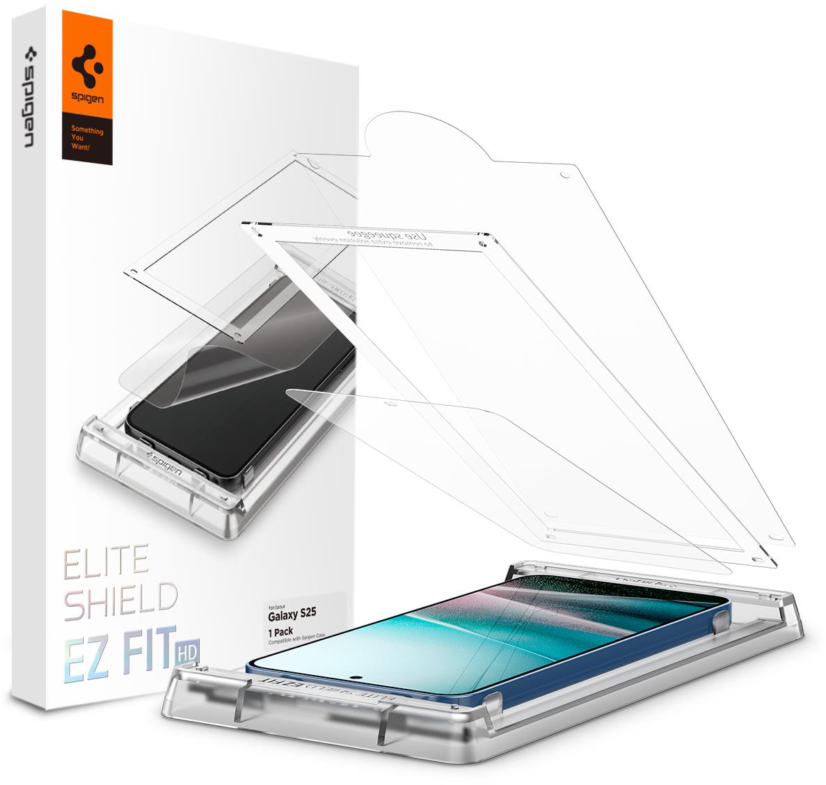 Spigen EliteShield EZ Fit HD 1 Pack Samsung Galaxy S25