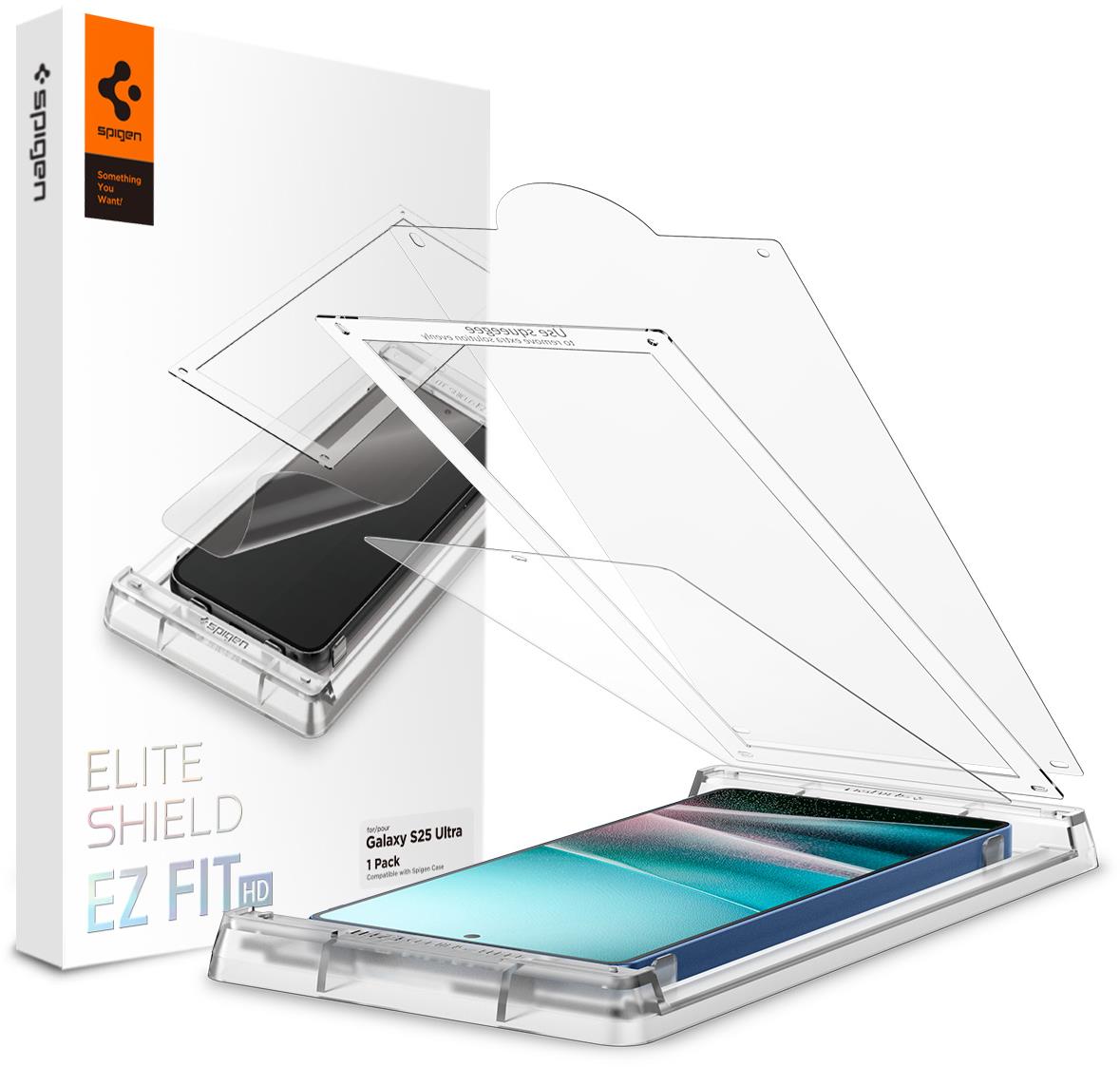 Spigen EliteShield EZ Fit HD 1 Pack Samsung Galaxy S25 Ultra