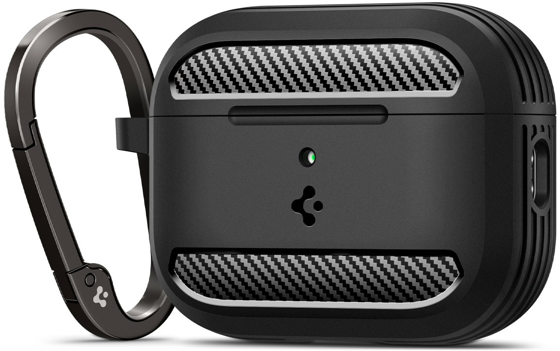 Spigen Rugged Armor Matte Black AirPods Pro 3