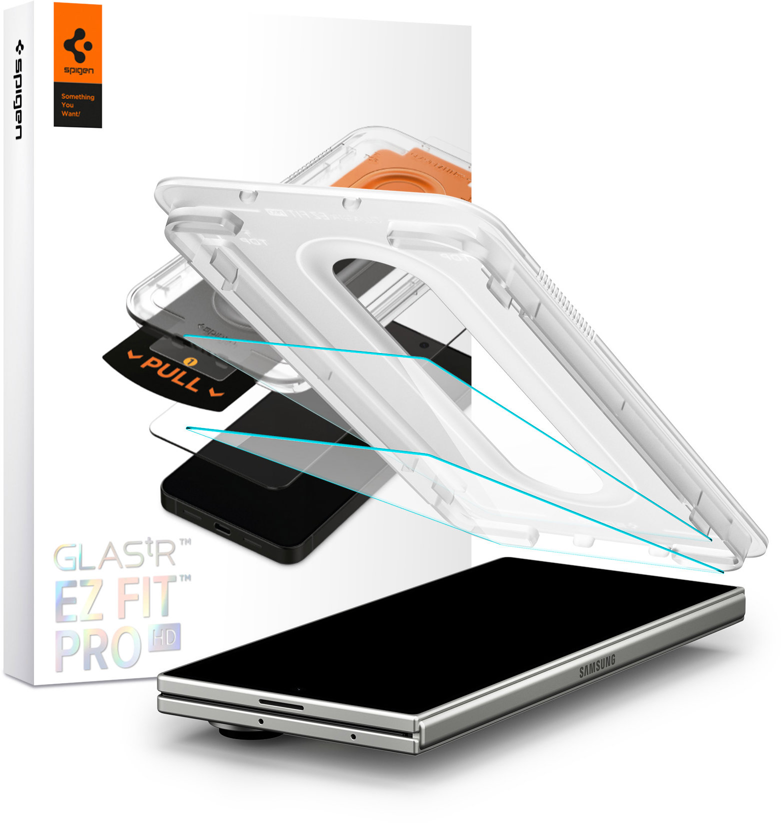 Spigen Glass tR EZ Fit Pro HD 2 Pack Transparency Samsung Galaxy Z Fold 7
