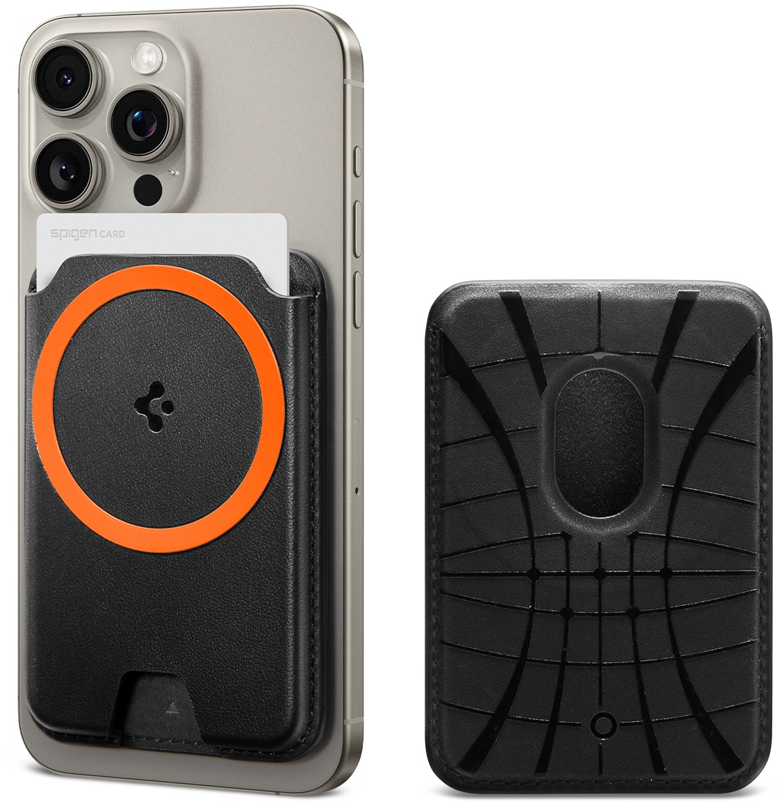 Spigen Valentinus MagSafe Wallet 3 Card Black