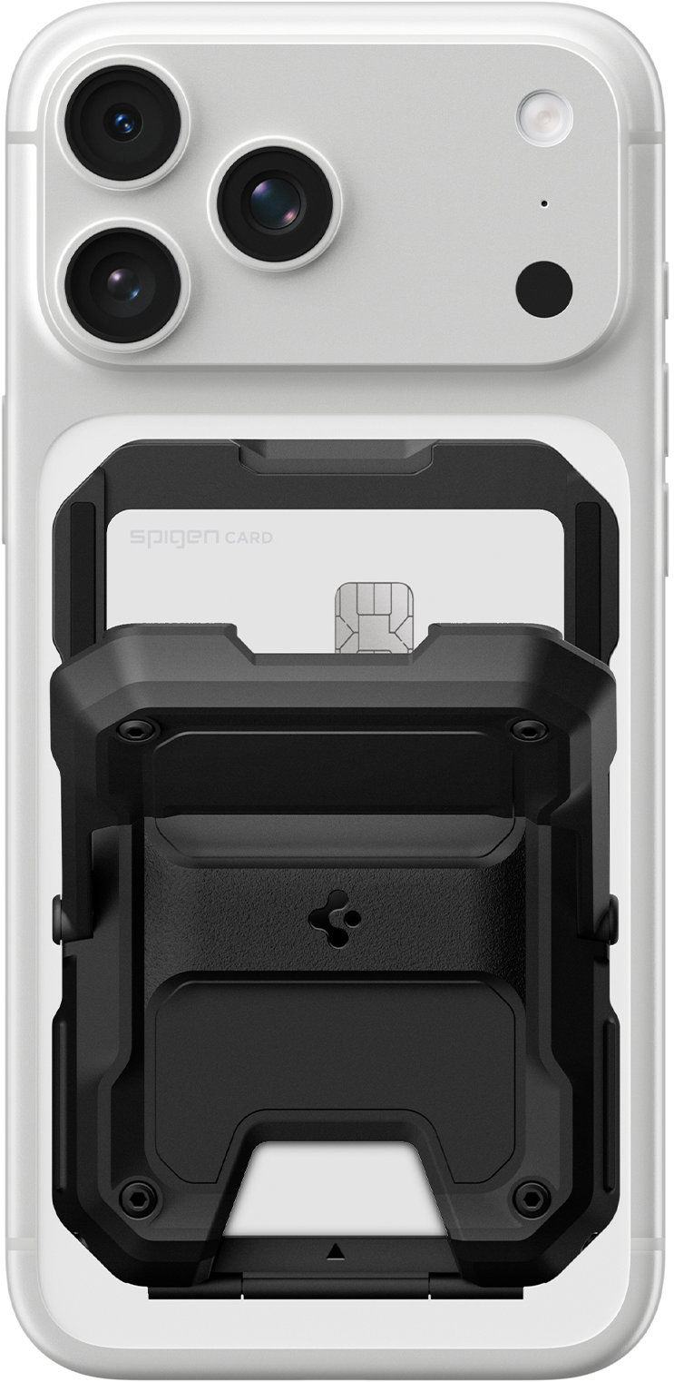 Spigen Tough Armor Pro Wallet MagSafe 5 Card Black