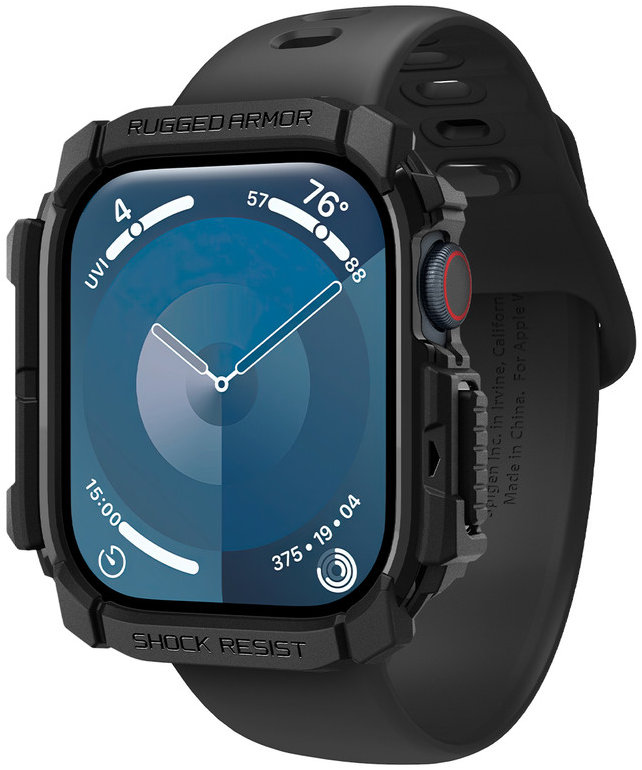 Spigen Rugged Armor Matte Black Apple Watch 11/10 42mm