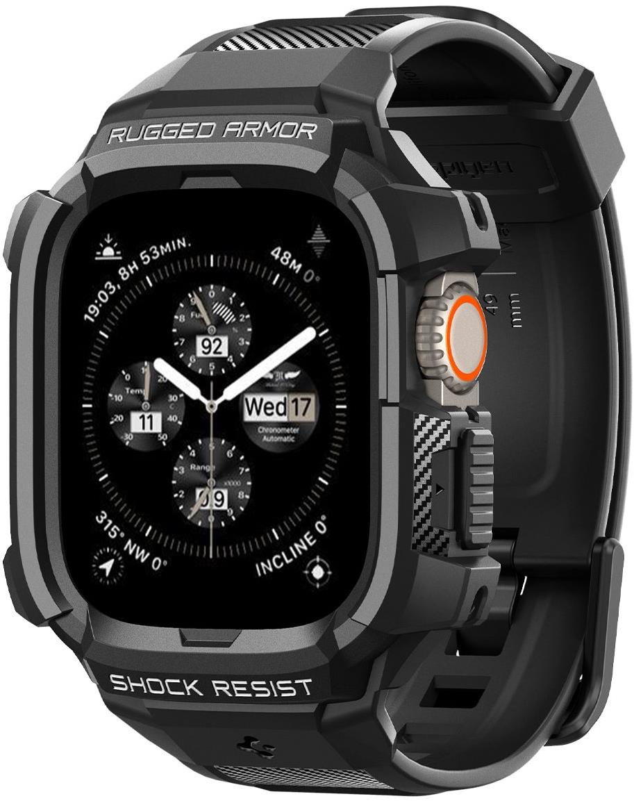 Spigen Rugged Armor Pro Black Apple Watch Ultra 4/3/2/1