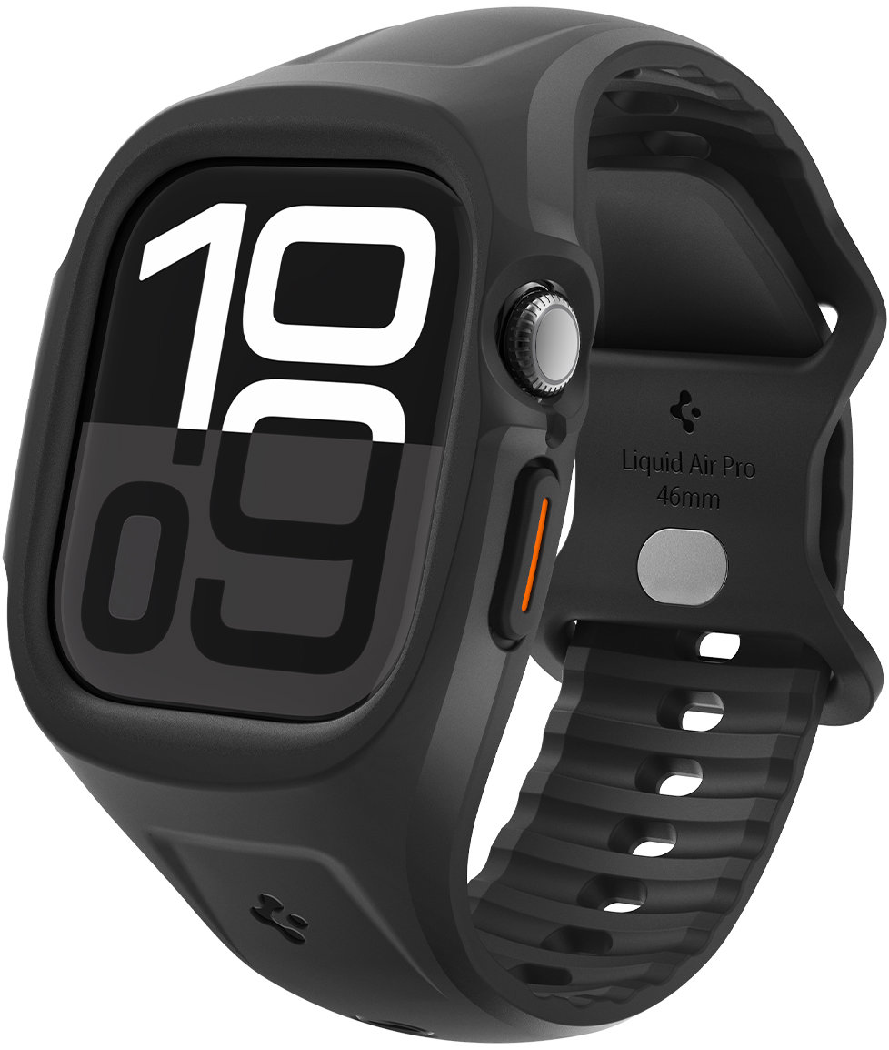 Spigen Liquid Air Pro Matte Black Apple Watch 11/10 46mm